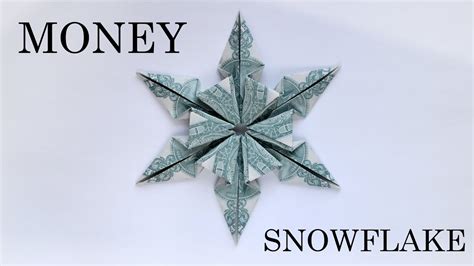Great Money Snowflake Decoration For Christmas Modular Dollar