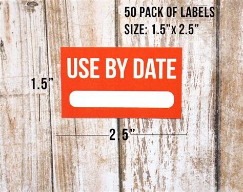 Expiration Date Sticker Use By Date Labels For Food Etsy