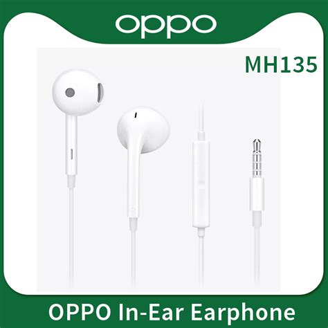 Oppo Earphone Mh135 Headsets Built In Microphone 35mm Plug Type C Wire
