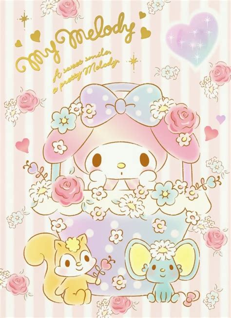 Sanrio おしゃれまとめの人気アイデア｜pinterest｜aime Choi マイメロ 壁紙 キティの壁紙 マイメロディー