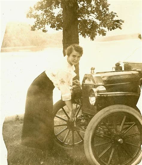 Women Cranking Old Cars