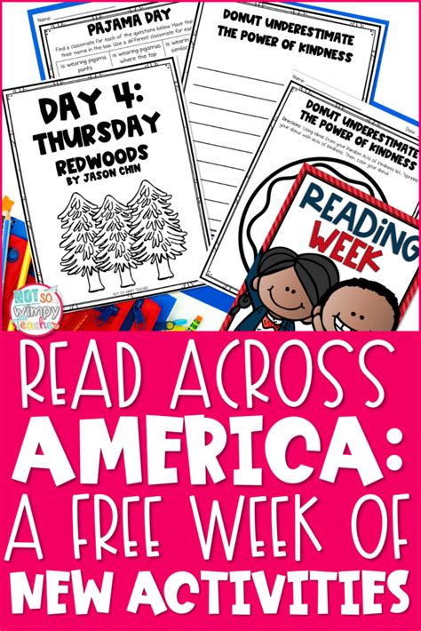 Read Across America A Free Week Of New Activities Not So Wimpy Teacher
