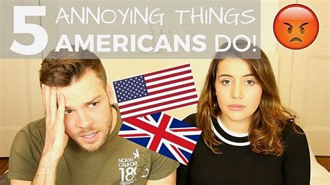 🇺🇸 5 Things Americans Do That Drive Brits Crazy 🇬🇧 American Vs