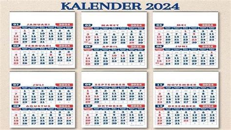 Daftar Lengkap Hari Libur Nasional Dan Cuti Bersama 2024 Tahun Baru 1