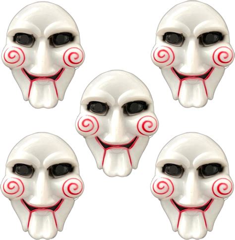 Jigsaw Mask Jig Saw Carnival Film Mask Halloween Chucky Horror Face
