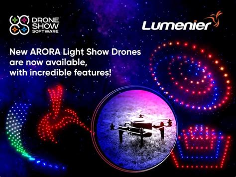 New Arora Light Show Drones Compatible With Drone Show Software Are Now