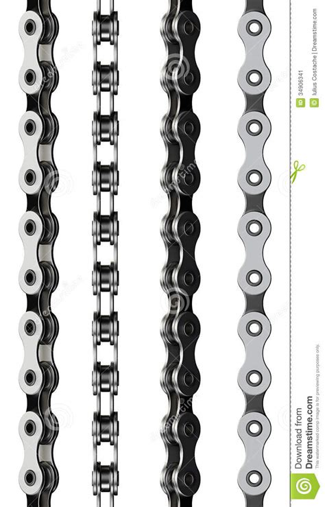 A sprocket that is connected to the transmission drives the motorcycle chain. Bicycle chain stock illustration. Illustration of macro ...