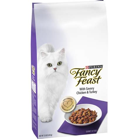 The catological verdict on fancy feast wet cat food. Purina Fancy Feast Dry Cat Food; With Savory Chicken ...