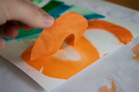 How To Make Bleeding Tissue Paper Art Hgtv