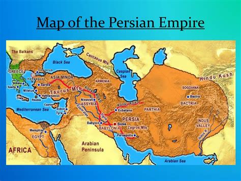 Persian Empire Timeline Map