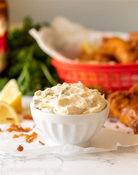 Easy Tartar Sauce Recipe I Wash You Dry