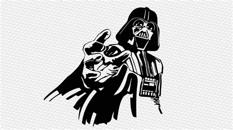 Darth Vader Svg Digital File Svg Clipart Cut Files Silhouette Etsy