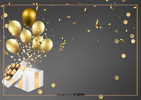 Gold Birthday Background Hd Images Canvas Titmouse