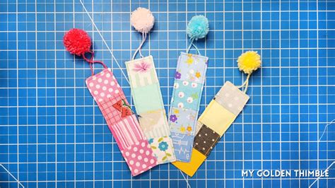 Diy Fabric Bookmark Tutorial Beginner Friendly