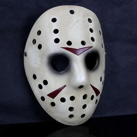 Jason Voorhees Friday The Th Horror Movie Hockey Mask Scary Halloween Mask Picclick
