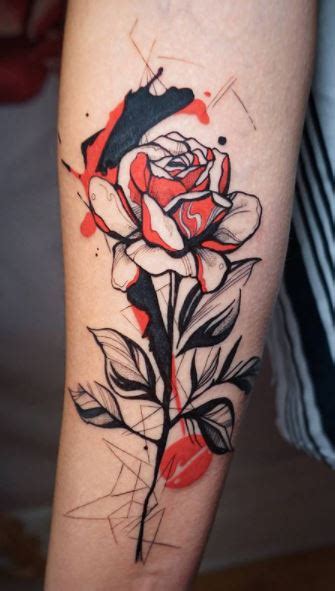 50 Beautiful Black And Red Tattoos Designs And Ideas Tattoo Me Now