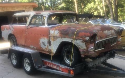 Lt1 Chassis Included 1955 Chevrolet Nomad Project Barn Finds