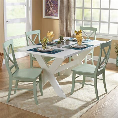 Our formal dining room sets are handsomely crafted with fine detailing and rich, quality materials. Hyannis 5 Piece Solid Wood Dining Set | Kitchen dining sets, Solid wood dining set, White dining ...