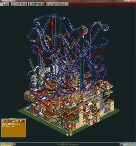 Craziest Roller Coaster Tycoon Park You Will Ever See Pic Global