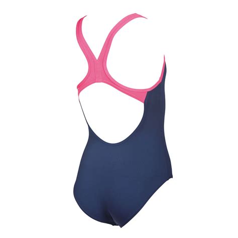 Arena Biglogo Girls Navy Blue Swimsuit Is Perfect For Regular Use