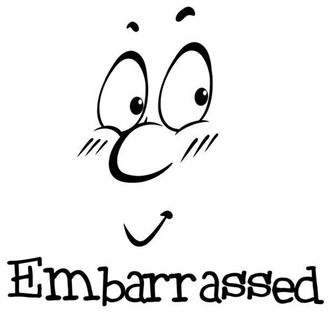 Embarrassed Cut Illustrations Royalty Free Vector Graphics And Clip Art