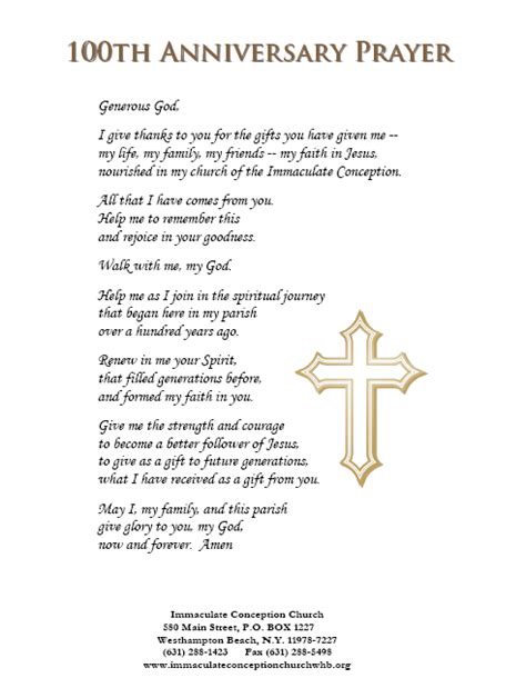 Poems For A Church Anniversary Churchgistscom