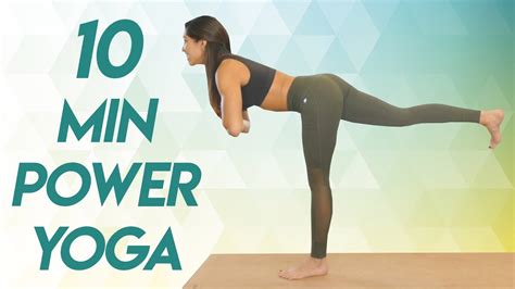 Power Yoga For Inner Thighs Glutes Strength Balance Hip Mobility