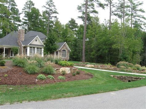 110 Green And Fresh Front Yard Makeover Ideas Sloped Garden Sloped