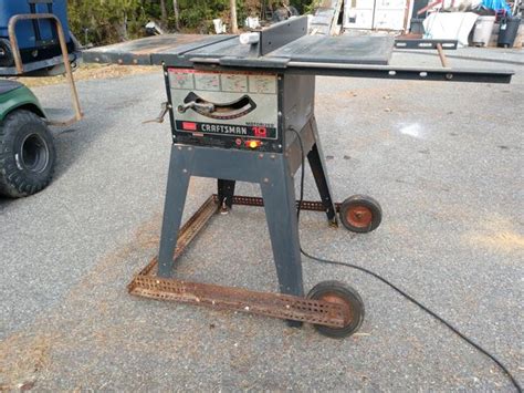 Craftsman 10 Inch Table Saw For Sale In Lexington Nc Offerup