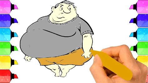 How To Draw Fat People How To Draw Fat People Drawing Tutorial