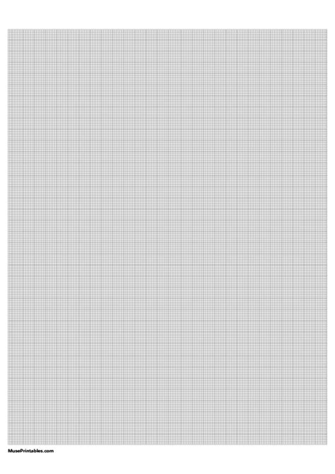 Printable 1 Mm Black Graph Paper For A4 Paper