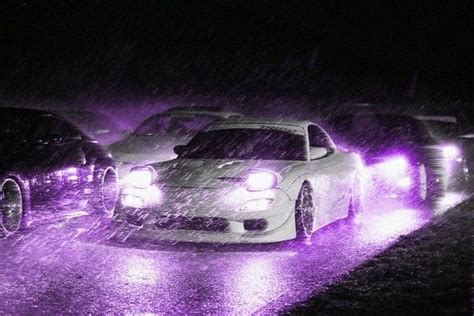Purple Street Racing Cars Art Cars Dream Cars