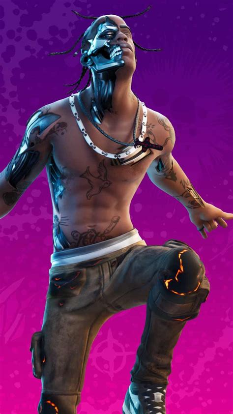 Travis Scott Fortnite Skin Wallpaper Hd Phone Backgrounds Art Poster For Iphone Android Home