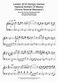 Himno Nacional Mexicano Piano Sheet Music