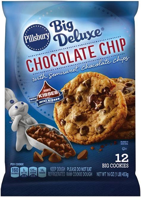 Pillsbury Big Deluxe® Chocolate Chip Cookies With Hersheys® Mini