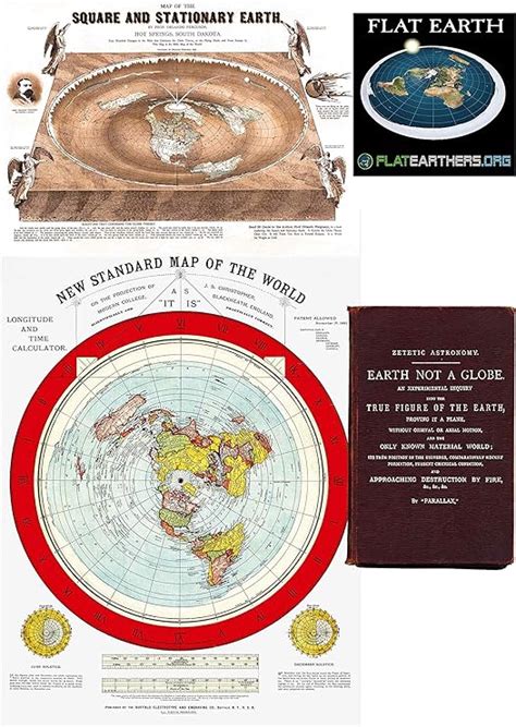 Flat Earth Maps Set Of 2 Maps Flat Earth Map 24 X 36