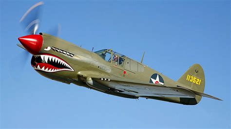Hd Wallpaper Curtiss P 40 Warhawk Airplane Kittyhawk Transportation