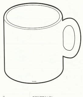 Hot Chocolate Mug Template Printable Sketch Coloring Page | Mug template, Winter crafts for kids