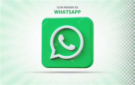 Premium Psd Social Media Whatsapp Icon 3d Rendering