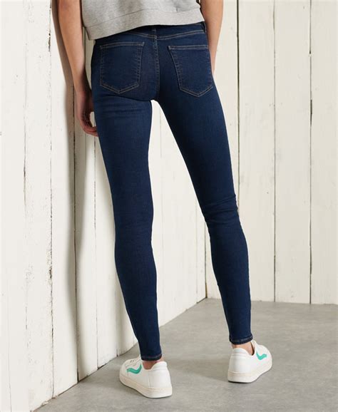 Superdry Mid Rise Skinny Jeans Womens Womens Jeans