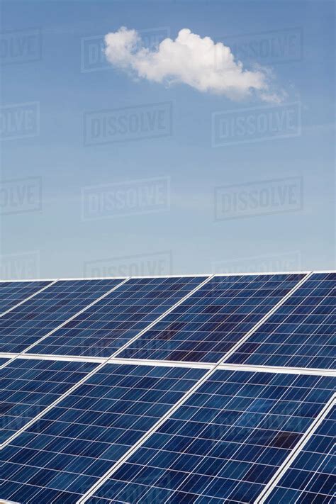 Solar Panels Stock Photo Dissolve