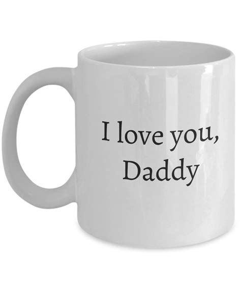 Love You Daddy Daddy Mug I Love Daddy Mug Fathers Day Etsy