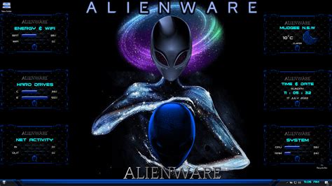 Alienware Blue Premium Skin Pack Skin Pack For Windows 11 And 10