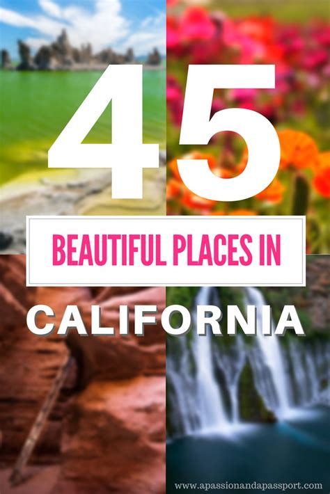 50 Most Beautiful Places In California Itinerary Inspiration Places