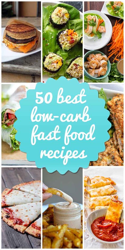 As a general rule, it's best to prepare and eat meals at home, but sometimes the need for convenience or affordability demands you eat fast food. 50 Best Low-Carb Fast Food Options (Recipes and Ideas)