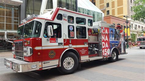 Calgary Fire Departments Canada 150 Livery Spotted In Dow Flickr