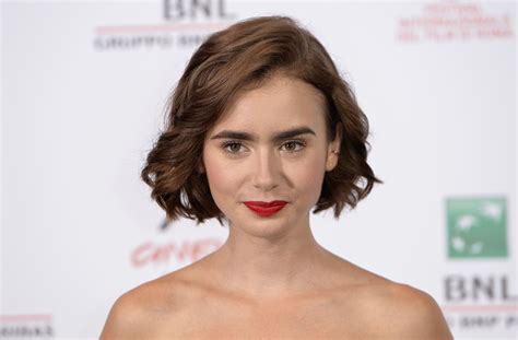Update More Than 86 Lily Collins Short Hair In Eteachers