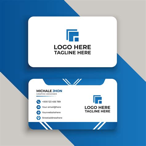 Double Sided Creative Business Card Template Creative And Clean