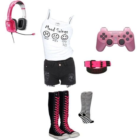 Gamer Girl By Ittybittykittyy On Polyvore My Polyvore Sets