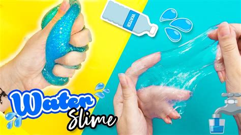 DIY WATER SLIME Without Borax How To Make Instagram JIGGLY Slime